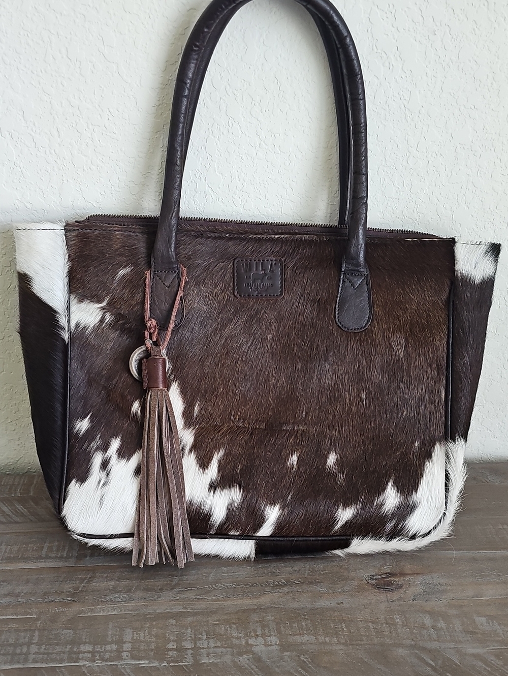Will Leather Goods Cowhide Tote